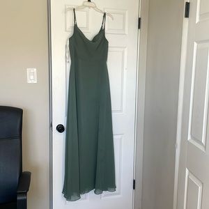 Azazie Daenerys Eucalyptus Size 6